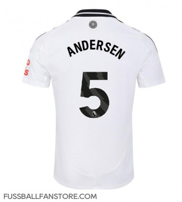 Fulham Joachim Andersen #5 Replik Heimtrikot 2024-25 Kurzarm